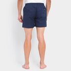 Men's 100% Cotton Boxers, Navy Blue, small image number null
