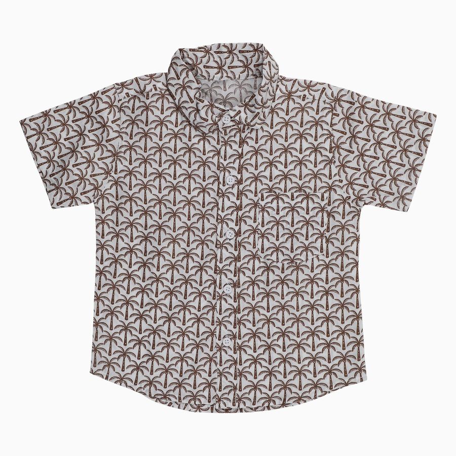 Boys' Casual Shirt, गहरा पीला, large image number null
