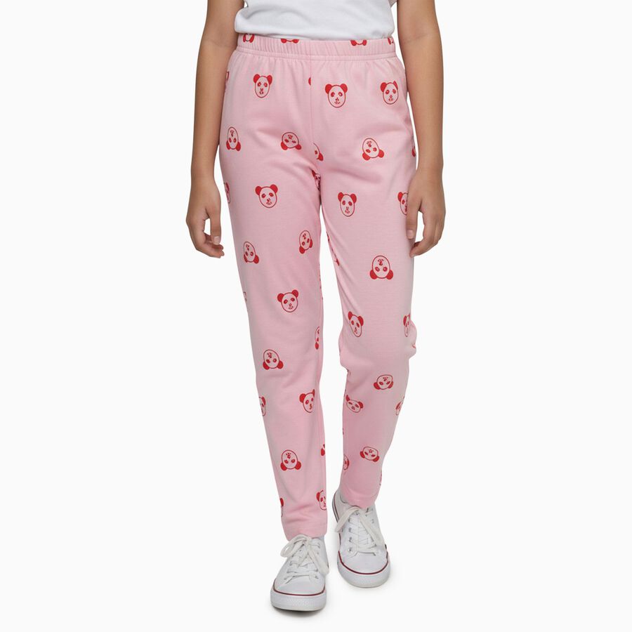 Girls' Pyjama, Light Pink, large image number null