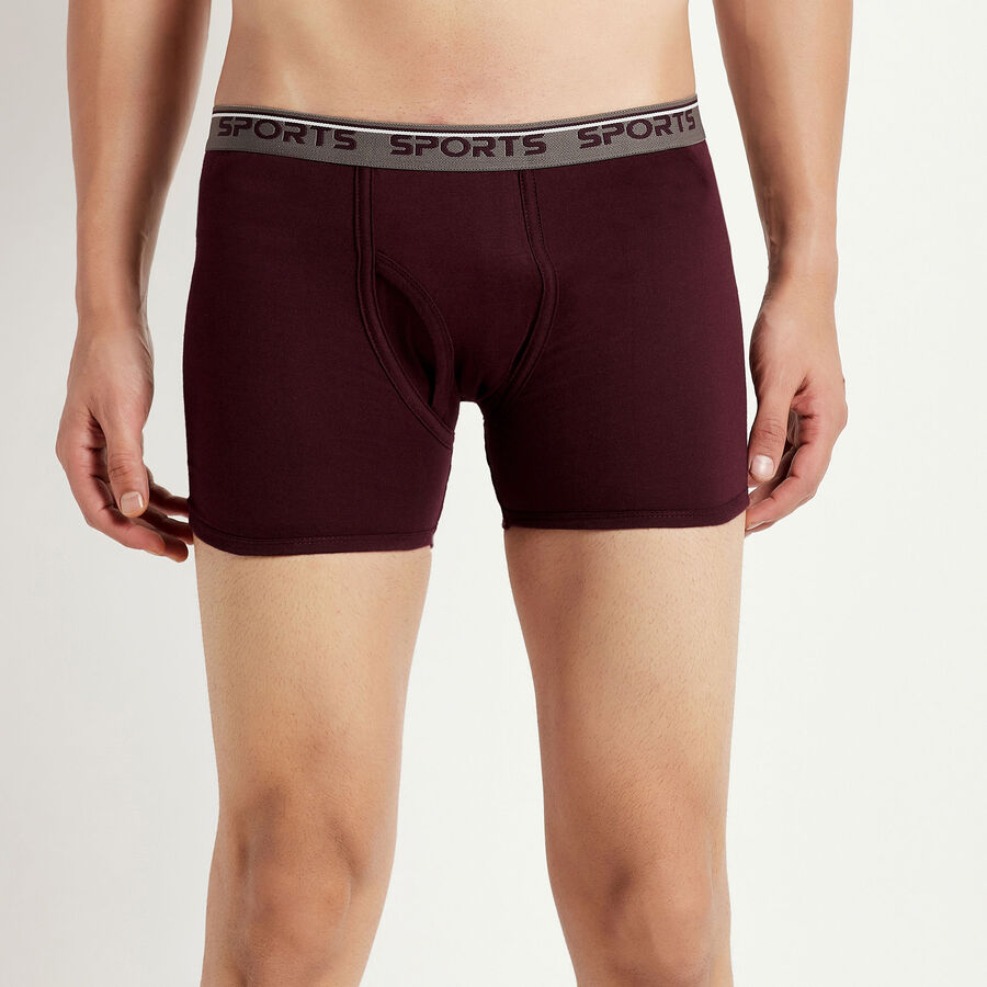 Cotton Solid Trunk, Wine, large image number null