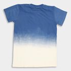 Boys' 100% Cotton Half Sleeves T-Shirt , मध्यम नीला, small image number null