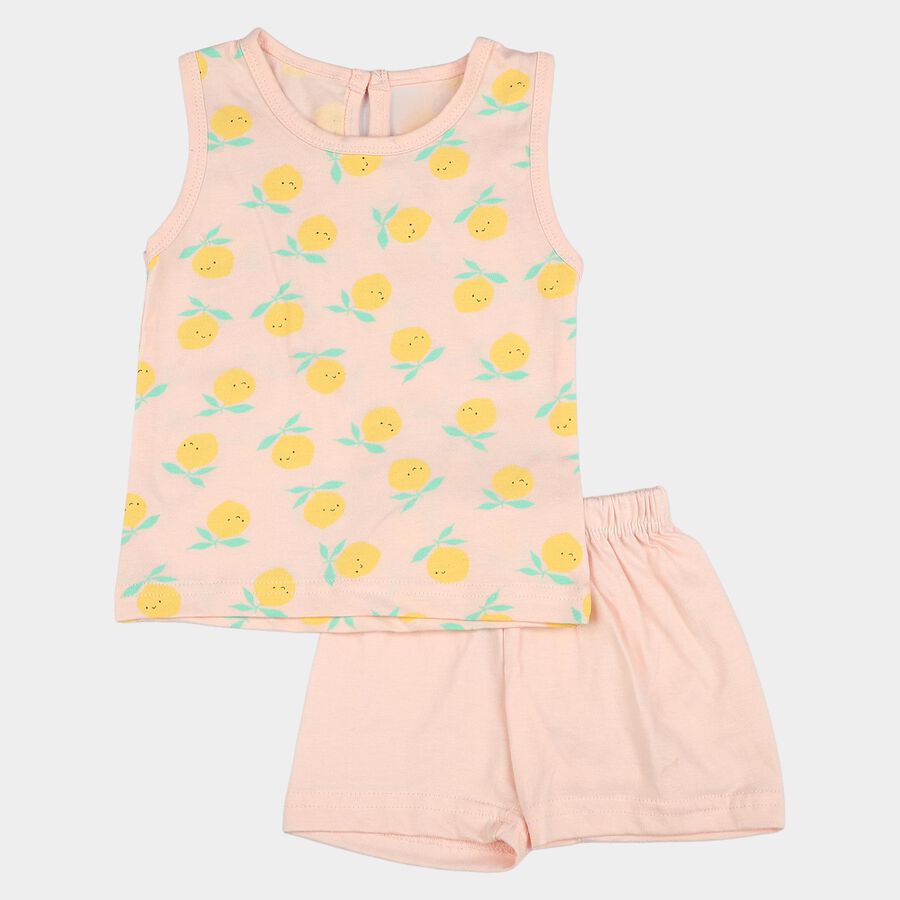 Infants' Short Set, Light Pink, large