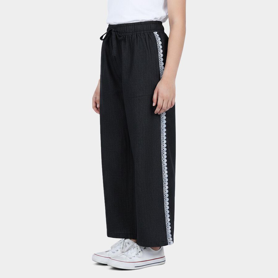 Girls' Jeans, Black, large