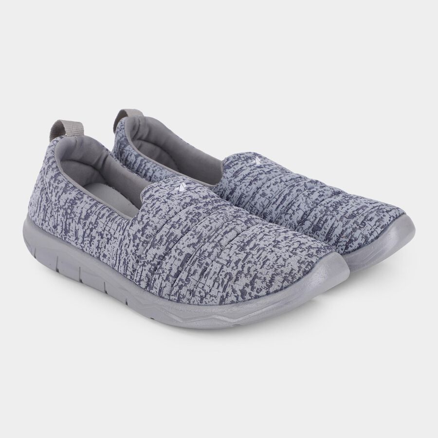 Women's Muted Slate Grey Slip-On Casual Shoes, Grey, large image number null