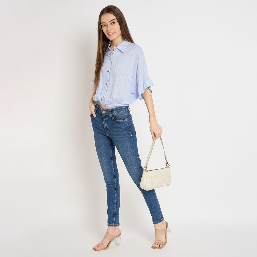 Ladies' Shirt, Mid Blue, large image number null