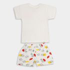 Infant Boys' 100% Cotton Baba Suit, ऑफ व्हाइट, small image number null