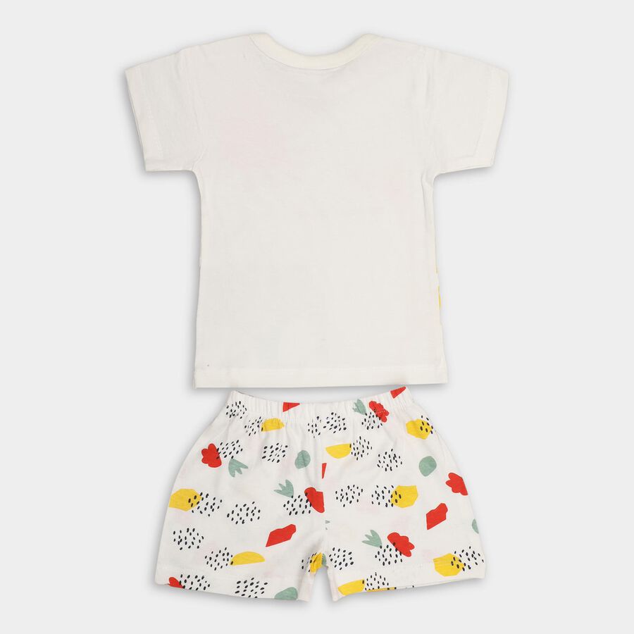 Infant Boys' 100% Cotton Baba Suit, ऑफ व्हाइट, large image number null