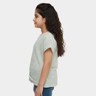 Girls' T-Shirt, हल्का हरा, small