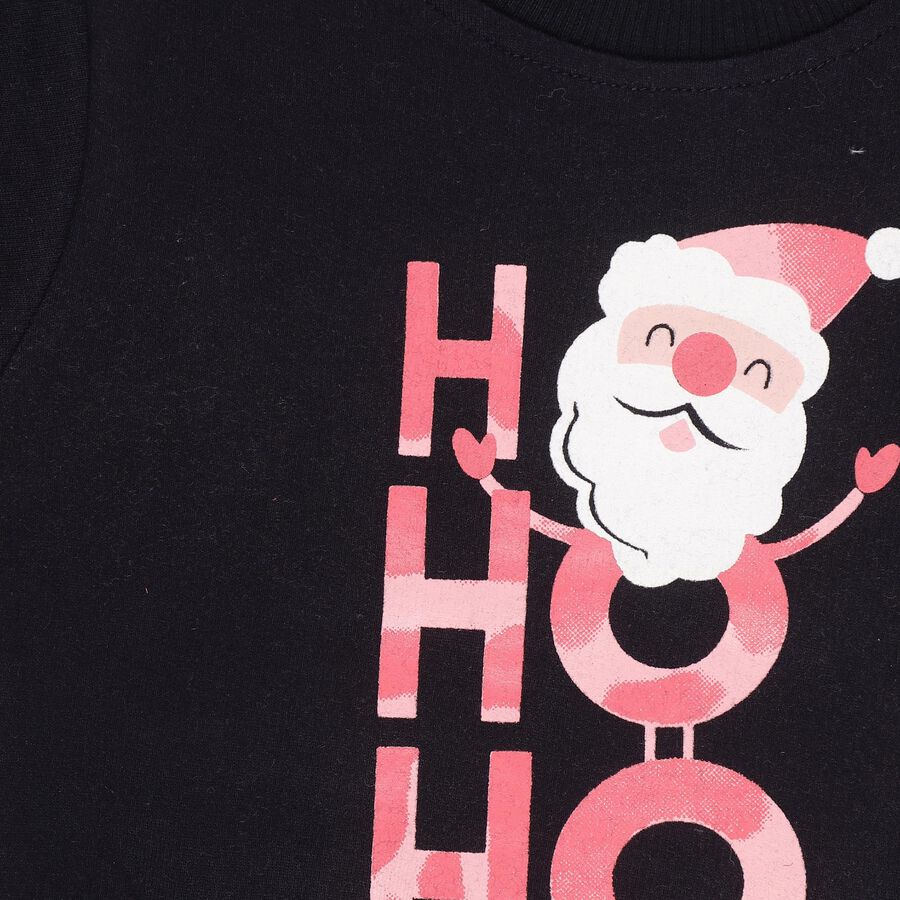 Infants Deep Midnight Navy Blue Cotton Round Neck Casual Sweatshirt, नेवी ब्लू, large image number null