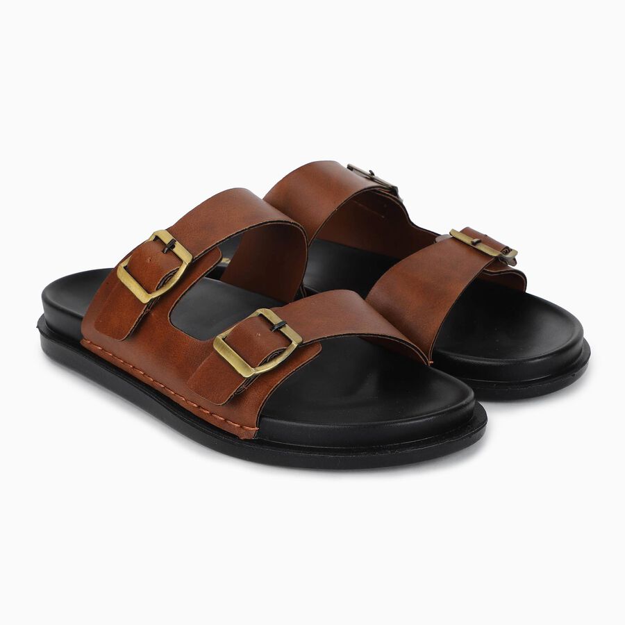 Men's Sandal, Brown, large