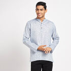 Printed Regular Kurta, Light Grey, small image number null