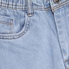 Boys' 100% Cotton Jeans, मध्यम नीला, small image number null
