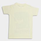 Boys' 100% Cotton Half Sleeves T-Shirt, पीला, small image number null