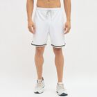 Men's Bright White Regular Fit Knee-Length Bermuda Shorts, White, small