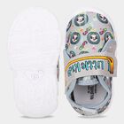 Boys Grey Velcro Strap Sneakers, Grey, small