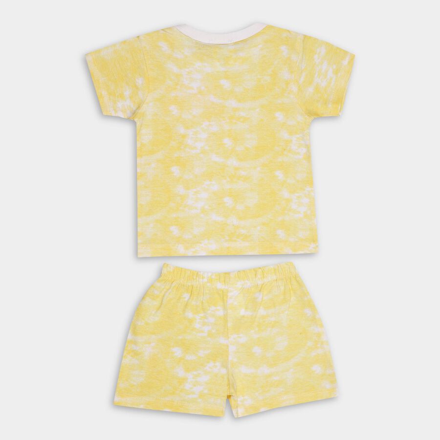 Infant Boys' 100% Cotton Baba Suit, पीला, large image number null