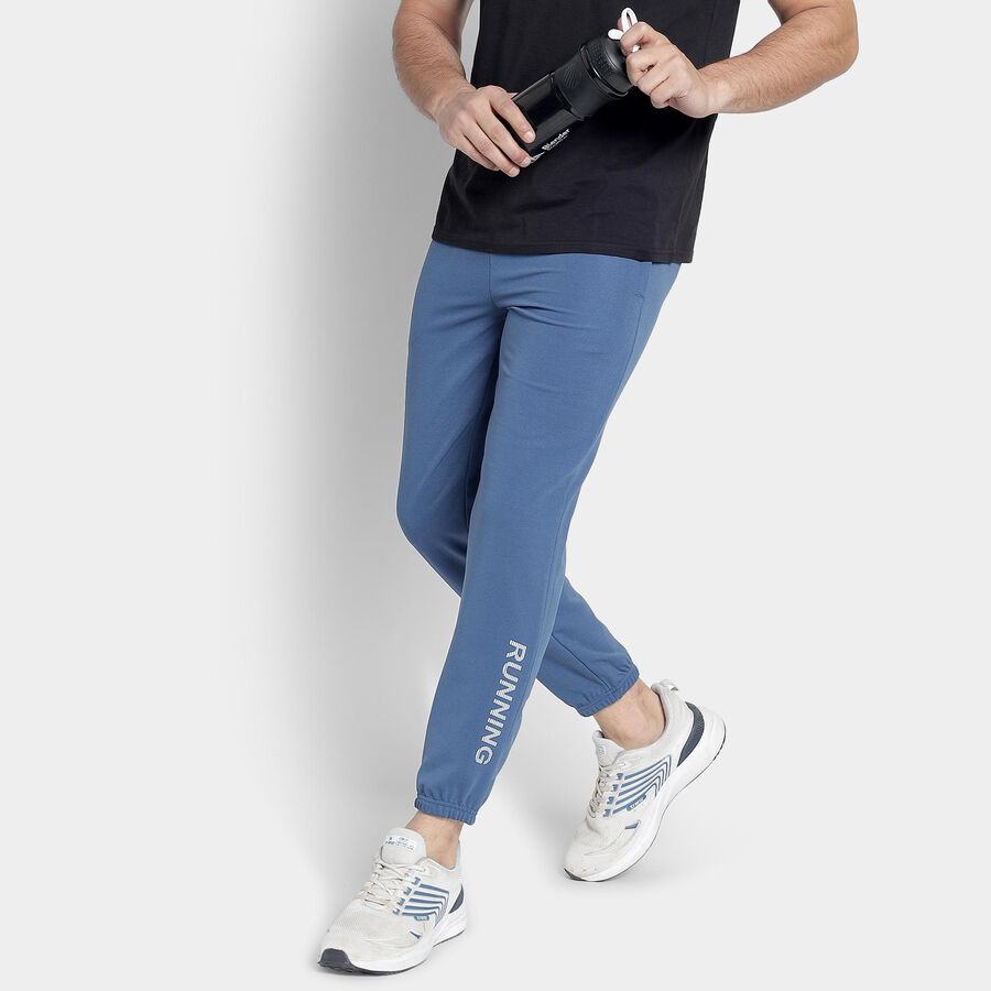 Men's Track Pants , मध्यम नीला, large image number null