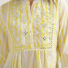 Ladies' 100% Cotton Kurti, Yellow, small image number null