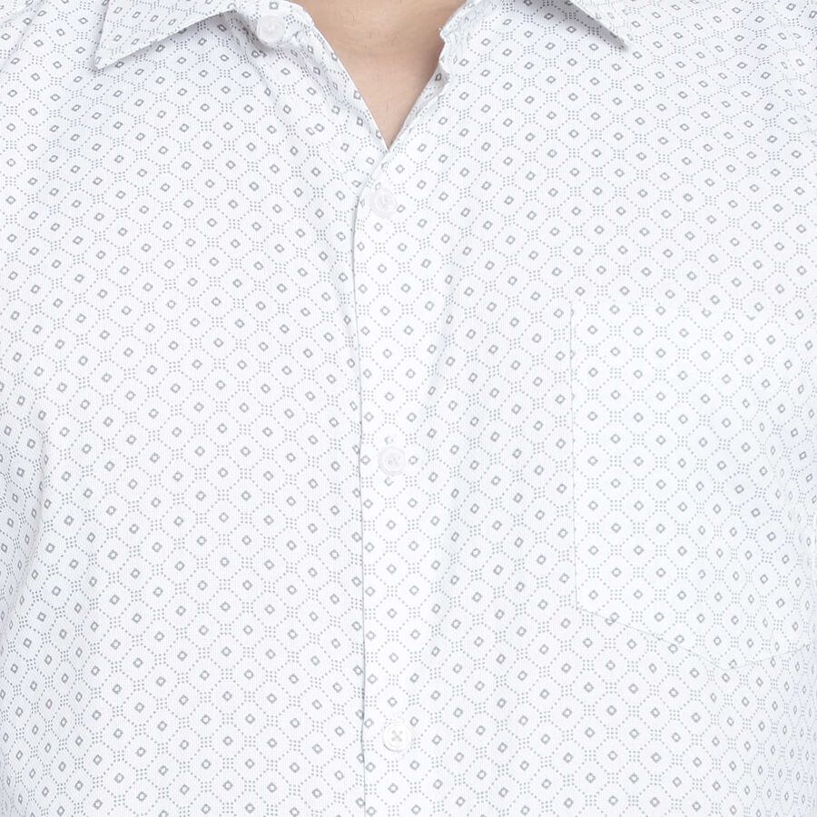 Cut Away Collar Formal Shirt, Light Grey, large image number null