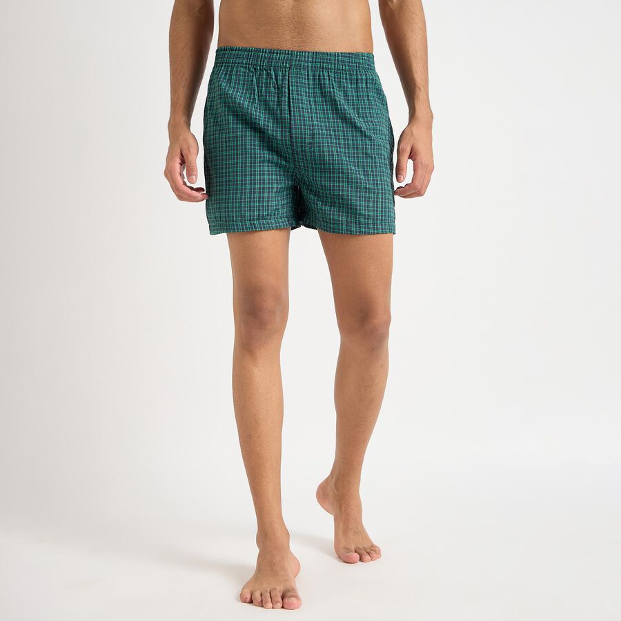 Men's Boxers , Dark Green, large