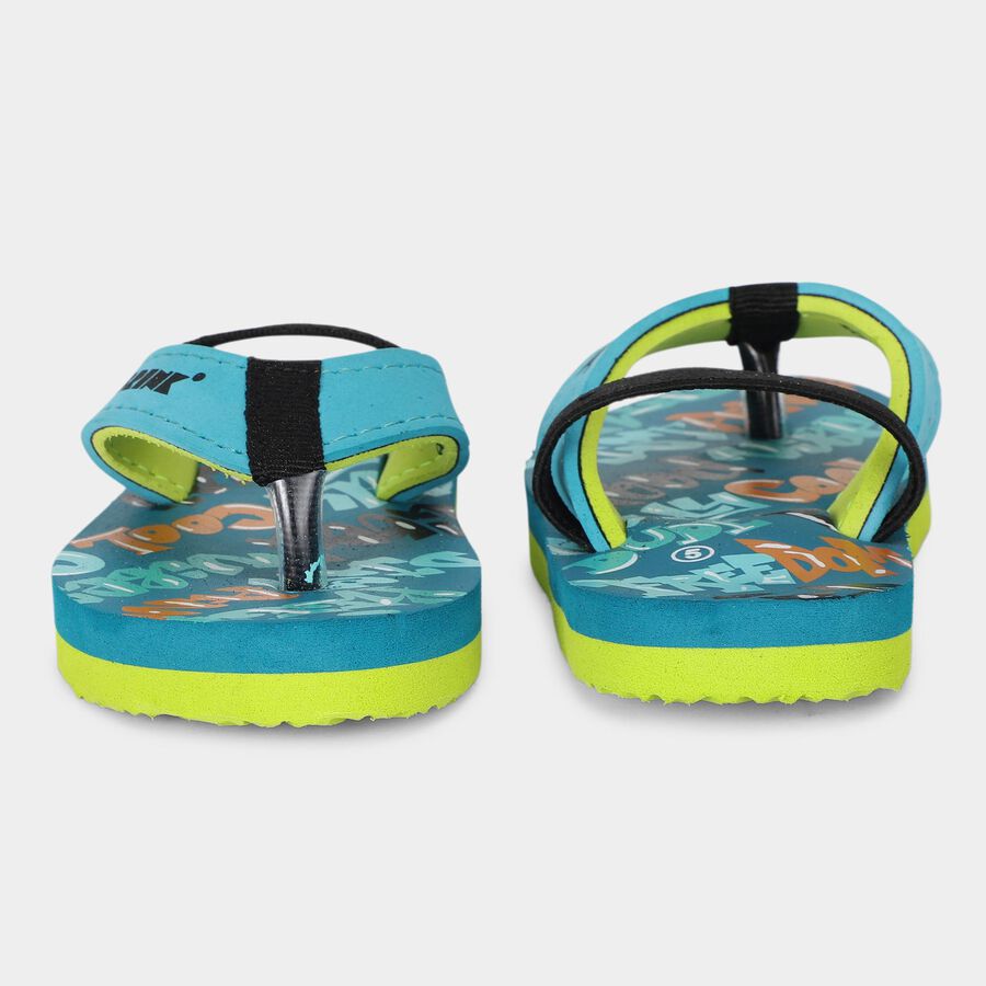 Boys' Slipper, टील ब्लू, large