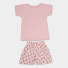 Girls' Night Suit, हल्का गुलाबी, small image number null