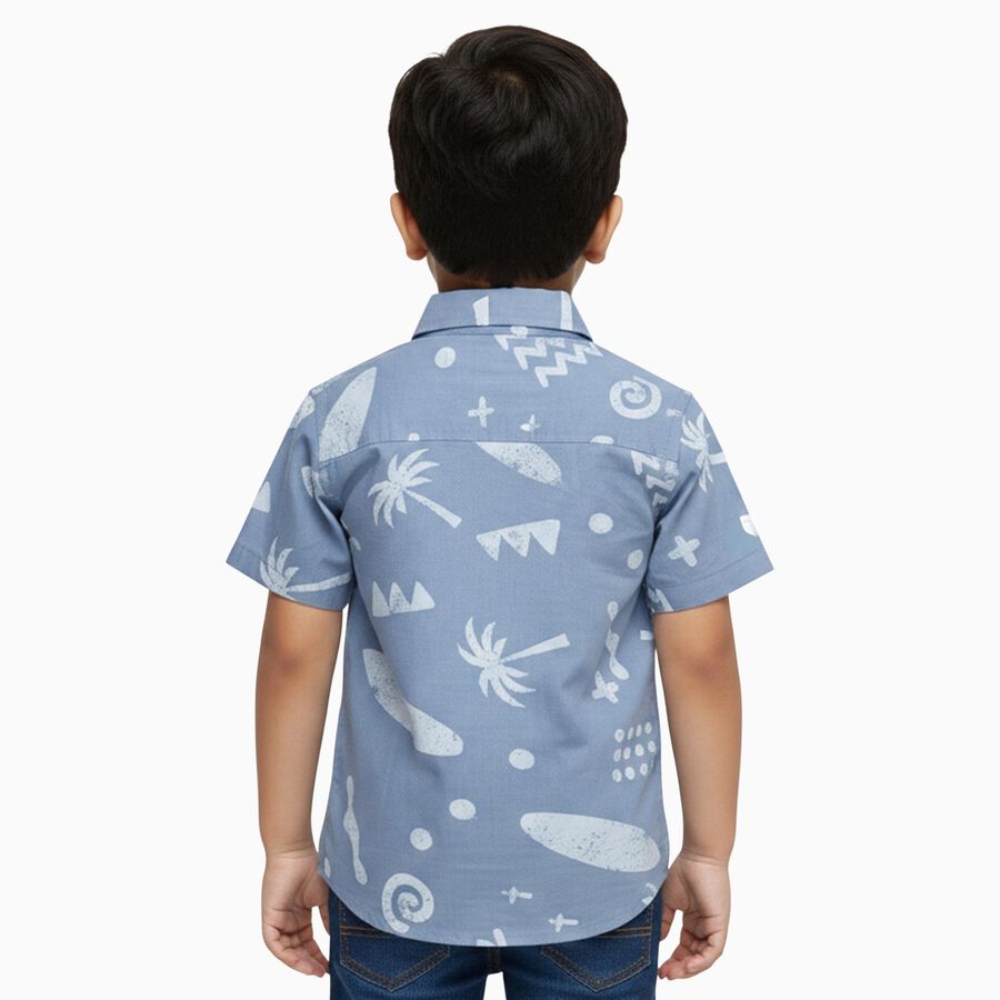 Boys' Casual Shirt, हल्का नीला, large image number null