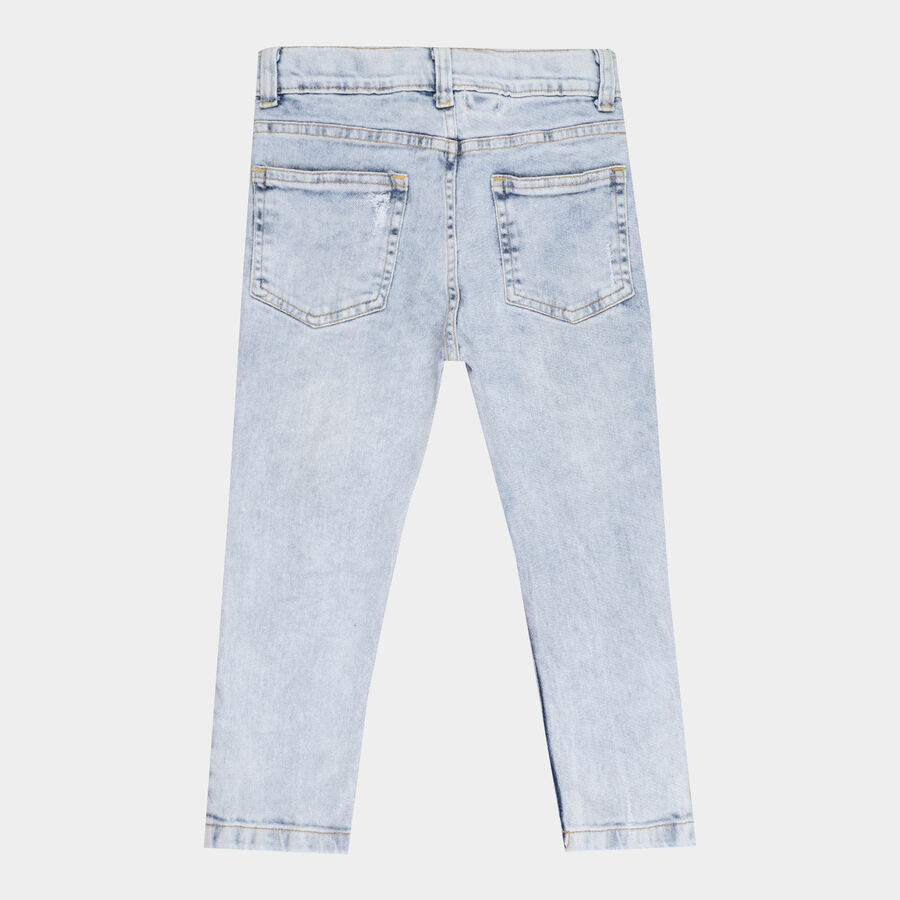 Boys Slim Fit Jeans, हल्का नीला, large image number null