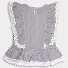 Girls' Blouse, Mid Blue, small image number null