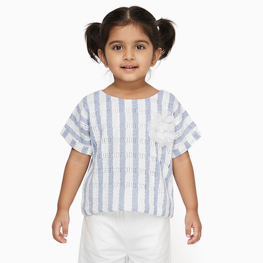 Girls' T-Shirt, Light Blue, large image number null