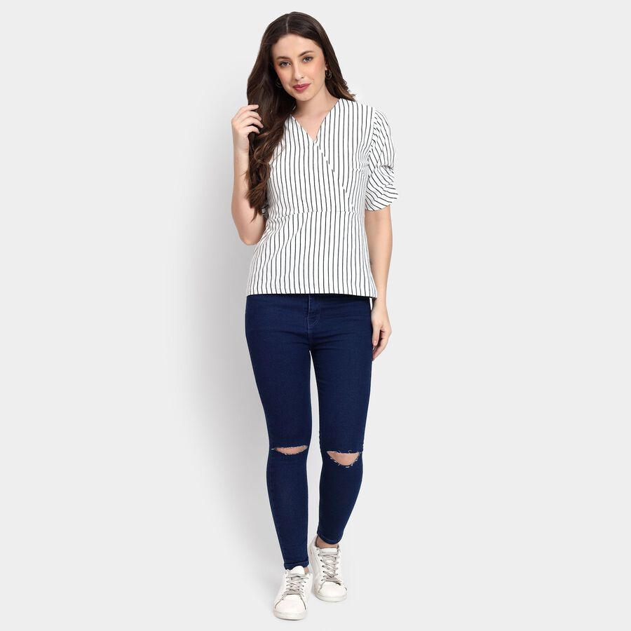 Ladies' Top, ऑफ व्हाइट, large image number null