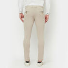 Solid Cross Pocket Trousers, Beige, small image number null