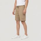 Men's Beige Regular Fit Drawstring Bermuda Shorts, Khaki, small