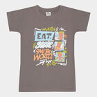 Boys Cotton T-Shirt, Charcoal, small image number null