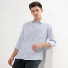 Men's Light Blue Regular Collar Casual Shirt, Light Blue, small image number null