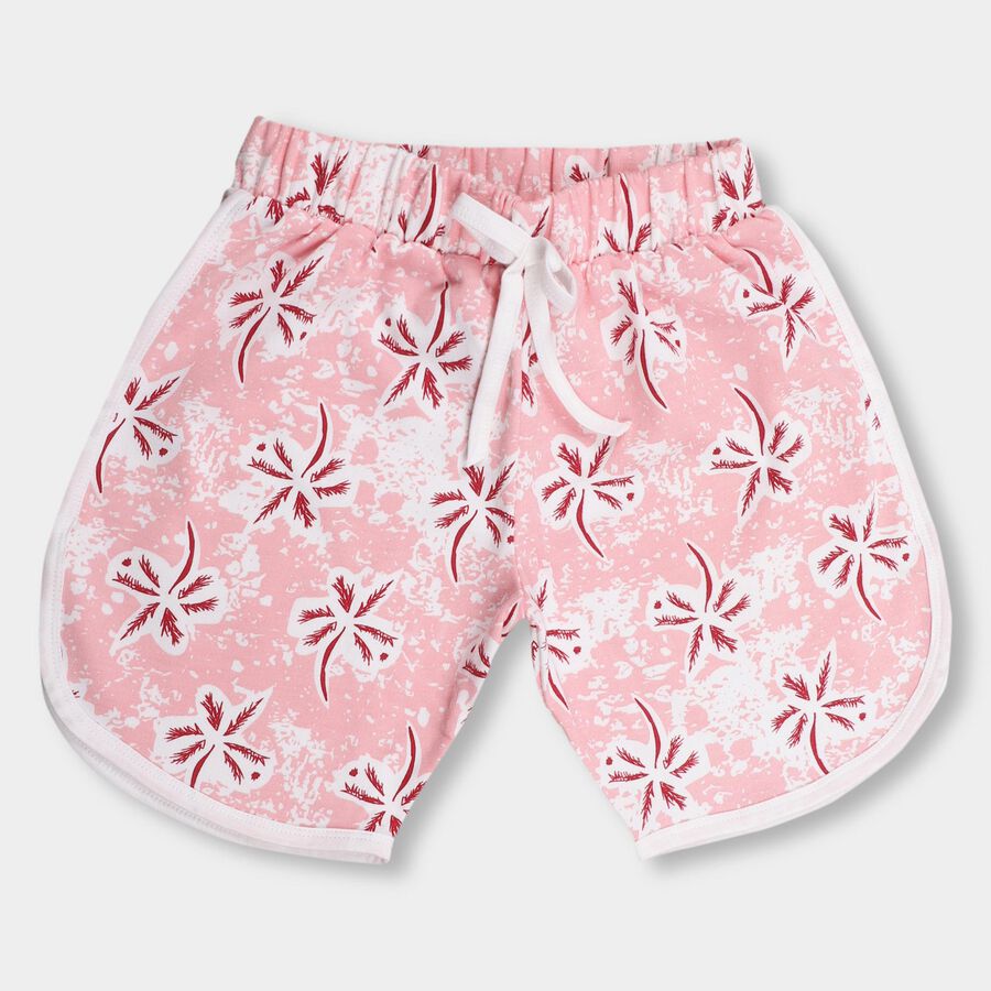 Girls' Pull Ups Shorts , Light Pink, large image number null