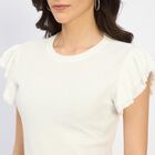 Ladies'  Crop  Top, White, small image number null