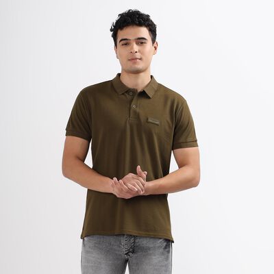 Men's Collared Half Sleeves T-Shirt