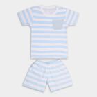 Infant Boys' 100% Cotton Baba Suit , Light Blue, small image number null