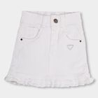 Girls' Skirt, ऑफ व्हाइट, small image number null
