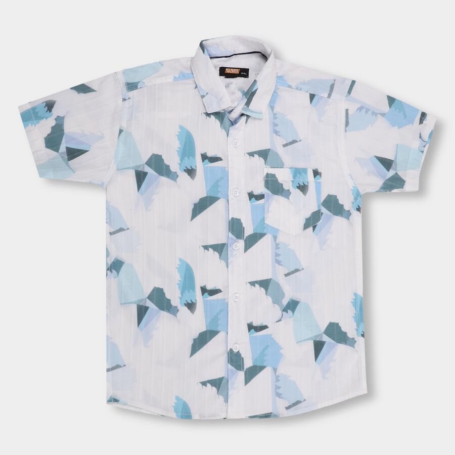 Boys' Casual Shirt , सफ़ेद, large image number null