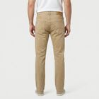 Men's Khaki Straight Fit Solid Jeans, Khaki, small