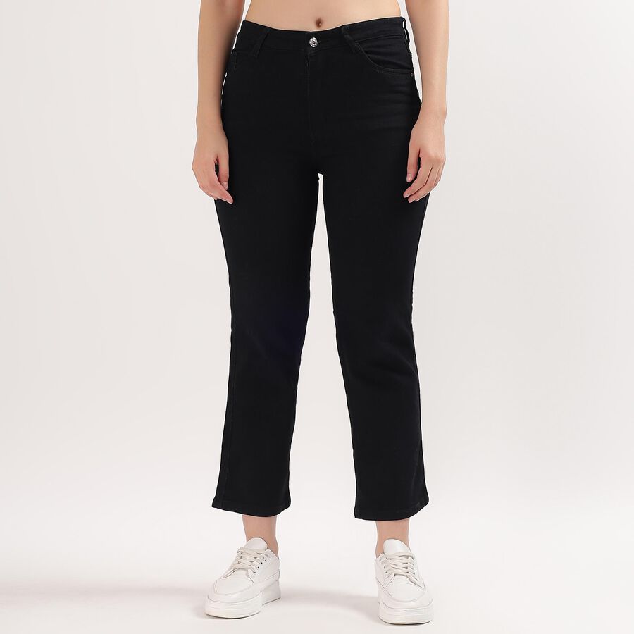 Ladies' Jeans, काला, large image number null
