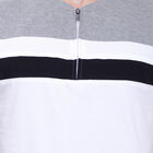 Stripes Henley T-Shirt, White, small image number null
