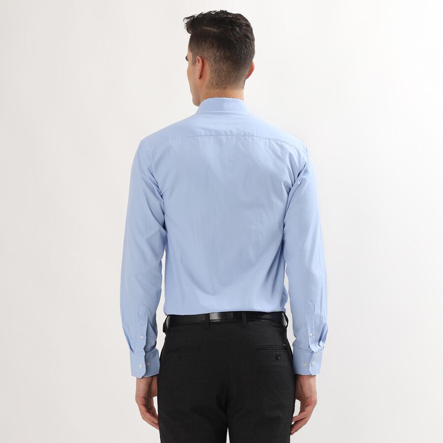 Men's Light Powder Blue Classic Formal Shirt, Light Blue, large image number null
