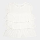 Girls Solid T-Shirt, Off White, small image number null