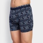 Men's 100% Cotton Trunks , Navy Blue, small