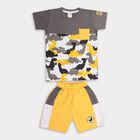 Boy's Knit Baba Suit, एक्रू मिश्रित, small image number null