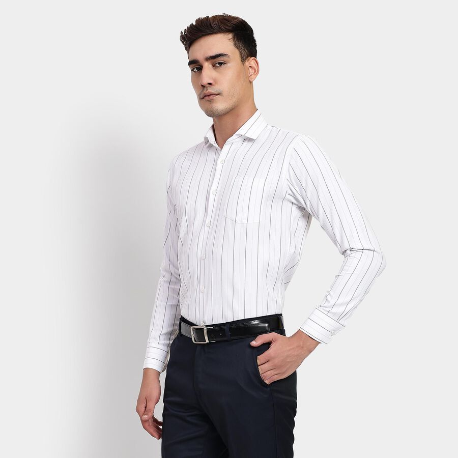 Men's Formal Shirt, Off White, large image number null