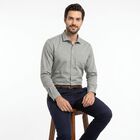 Men's Dark Grey Formal Shirt, Dark Grey, small